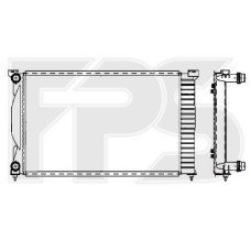 Радиатор Ауди A4 01-04 (B6) / AUDI A4 B6 (2000-2005)