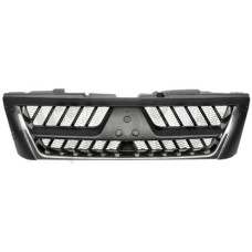 Решетка радиатора для Mitsubishi Pajero Wagon 3 '03-07 хром/черн. (FPS)
