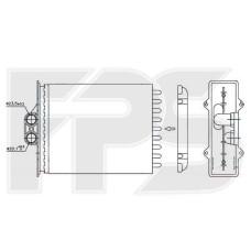 Печка Опель Вектра B 95-02 / OPEL VECTRA B (1995-2002)