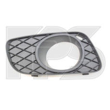 Решетка бампера для Mercedes Smart Fortwo '08-12 левая, с отверстиями, под покраску, круглая (FPS)