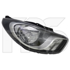 Фара передняя для Hyundai i-10 '10-13 правая, черн., электрич. (DEPO)