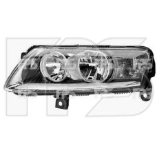 Левая фара Ауди A6 (C6) h7+h7 до 2008 года без корректора без ламп / AUDI A6 C6 (2004-2011)