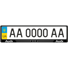 Рамка под номерные знаки AUDI (рамка номера)
