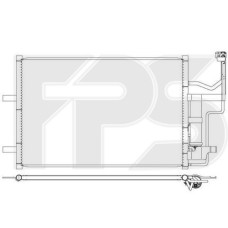 Радиатор кондиционера MAZDA 3 04-09