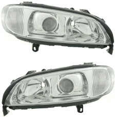 Фара передняя для Opel Omega B '99-03 правая (DEPO) под электрокорректор Н1+Н7