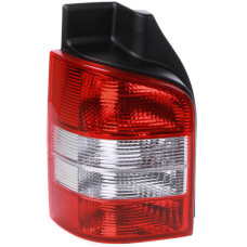 Фонарь задний для Volkswagen T5 '03-09 правый (DEPO) 1 дверь, красно-белый