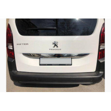 Peugeot Partner/Rifter 2019- Накладка над номером (нерж.)