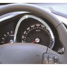 Kia Rio (2012-2017) Окантовка спидометра (нерж.)