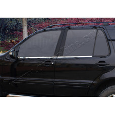 Mercedes ML /W164 (2005-2011) Молдинги стекол нижние 4шт