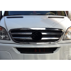 Mercedes Sprinter (2006-2013) Накладки на решетку радиатора 4шт