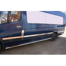 Mercedes Sprinter/VW Crafter 906 (2006-) Молдинг дверной 10шт (Средняя база)