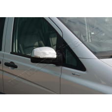 Mercedes Vito W639 FL (2010-) Накладки на зеркала 2шт
