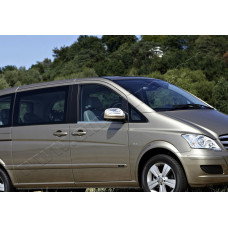 Mercedes Vito W639 FL (2010-) Нак-ки на зеркала (Abs-хром.) 2шт (с повтор.поворота)