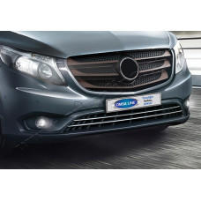 Mercedes Vito W447 (2014-) Накладки на решетку бампера (пассажир) 2шт
