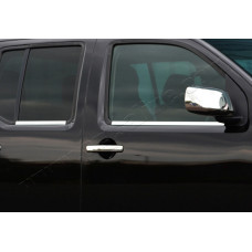 Nissan Navara (2006-) Молдинги стекол нижние 4шт