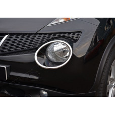 Nissan Juke (2010-) Окантовка на передние фонари 2шт