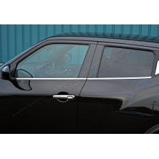 Nissan Juke (2010-) Молдинги стекол нижние 4шт