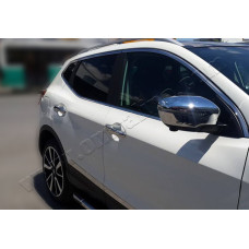 Nissan Qashqai/X-Trail (2014-)/Kajar (2016-) Дверные ручки 4-дверн. (с отверст.под сенсор)