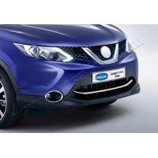 Nissan Qashqai (2014-) Накладка в передний бампер