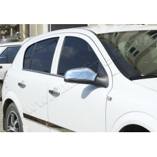 Opel Astra H (2004-2009) Накладки на зеркала (Abs-хром.) 2шт
