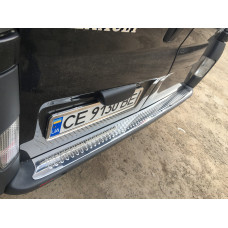 Opel Vivaro/Renault Trafic/Nissan Primastar (2001-2014) Накладка на задний бампер