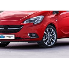 Opel Corsa E (2015-)  Накладки на противотуманки 2шт