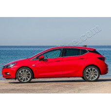 Opel Astra K (2015-) Окантовка стекол верхняя 8шт