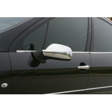 Peugeot 407 (2004-2010)/Peugeot 307 (2001-2008) Накладки на зеркала (Abs-хром.) 2шт