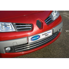 Renault Megane  5D/3D/SD/SW (2006-2010) Накладки на решетку радиатора 4шт