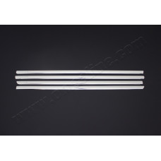 Renault Symbol SD (2009-2013) Нижние молдинги стекол (нерж.) 4 шт.
