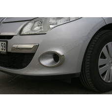 Renault Megane 5D/SW (2010-2012) Окантовка противотуманок 2шт