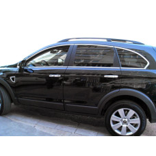 Chevrolet Captiva 2006- Верхняя окантовка окон (6 шт, нерж)
