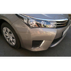 Toyota Corolla 2013-2019 Накладки на противотуманки (2013-2016, нерж.)