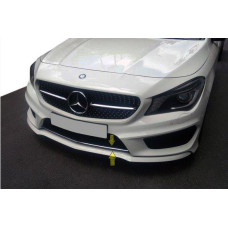 Mercedes CLA C117 2013-2019 Накладка на решетку бампера (нерж)