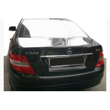 Mercedes C-class W204 2007-2015 Накладка над номером(нерж)