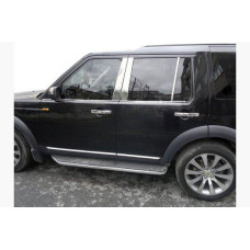 Land Rover Discovery III Накладки дверных стоек (6 шт, нерж.)