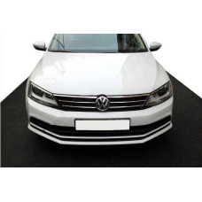 Volkswagen Jetta 2014-2018 Накладки на решетку радиатора (нерж.)
