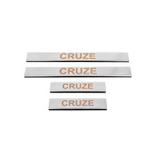 Chevrolet Cruze 2009- Накладки на порожки 4шт