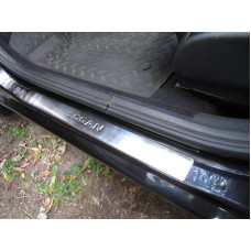 Dacia/Renault Logan 2004-2012 Накладки на порожки 4шт