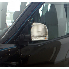 Fiat Doblo 2010-/Opel Combo 2012- Накладки на зеркала (пластик) 2шт
