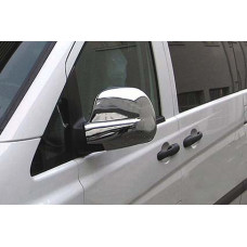Mercedes Vito/Viano W639 2003-2010 Накладки на зеркала (пластик) 2шт