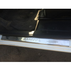 Renault Kangoo 2008- Накладки на порожки 4шт