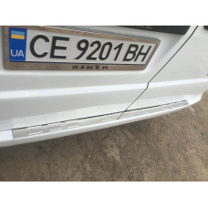 Mercedes Vito W639 2003-2014 Накладка на задний бампер без загиба