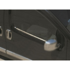 Citroen Nemo/Fiat Fiorino/Peugeot Bipper 2008- Молдинги стекол 2шт