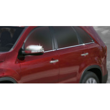 KIA Sorento 2010-2015 Молдинги стекол нижние 4шт