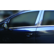Opel Corsa D 2007-2014 Молдинги стекол нижние 4шт