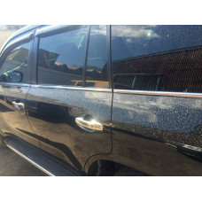 Toyota Land Cruiser 200/Lexus LX 570 2007- Молдинги стекол нижние 6шт
