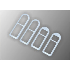 VW Sharan/Ford Galaxy/Seat Alhambra 1995-2010 Молдинги стекол 4шт