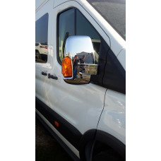 Ford Transit 2014- Накладки на зеркала (пластик) 2шт