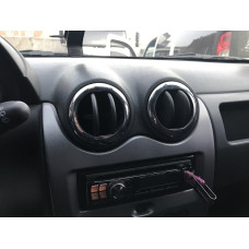 Dacia/Renault Duster 2010- Обводка обдувов салона 4шт